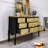 Hand-Painted 9-Drawer Storage Cabinet
