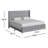 Mikaela Upholstered Wingback Bed-238194763-238194762