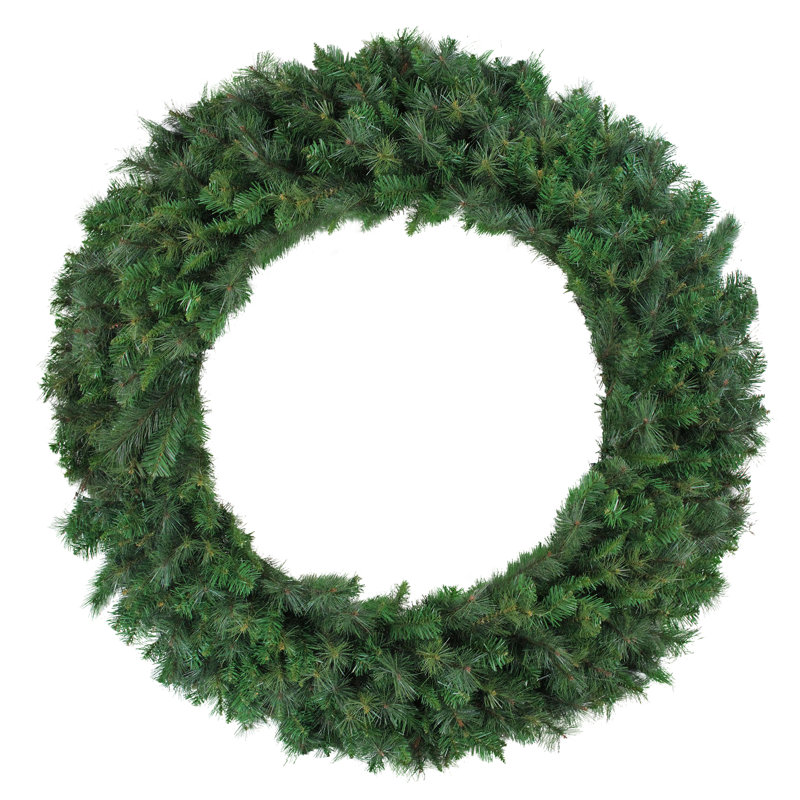 60" Green Mixed Pine Artificial Christmas Wreath