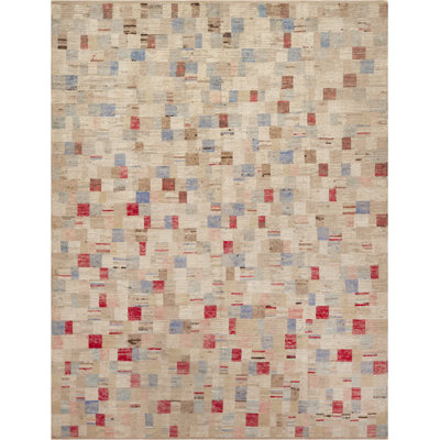 Nazmiyal Collection Modern Grid Rug 8ft 11in X 11ft 9in