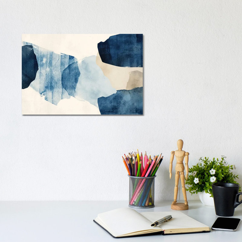 «Blue Imagination I», reproduction d'art sur toile tendue