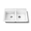 33" L x 22" W x 9-5/8" Top-Mount Double-Equal Kitchen Sink