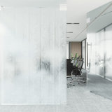  Window Film Set Of 4 Frosted PVC 23.6 X 196.9 In