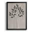 Feuilles et bois I, toile encadrée de qualité supérieure - prête à être accrochée-967177706-967177707