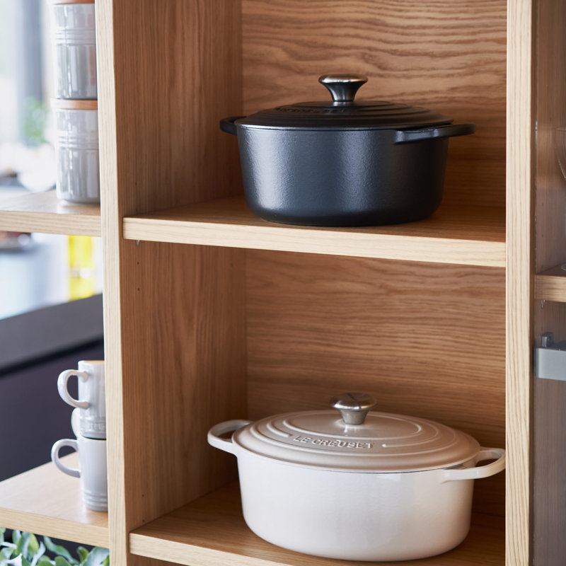 Le Creuset Signature Cast Iron Oval Casserole, Meringue, 29cm / 4.7L
