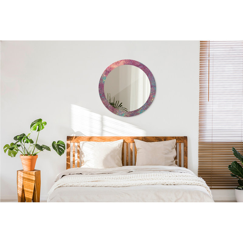 Huldar Glass Flat Wall Mirror, 70cm H x 70cm W