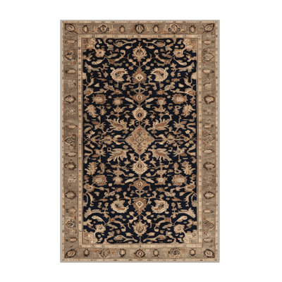 Machine Washable Turkish Brown Area Rug