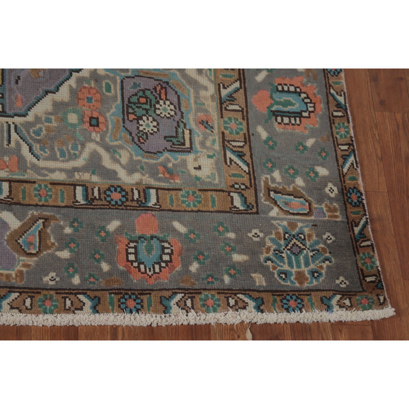 Tapis traditionnel jaune 6 x 9