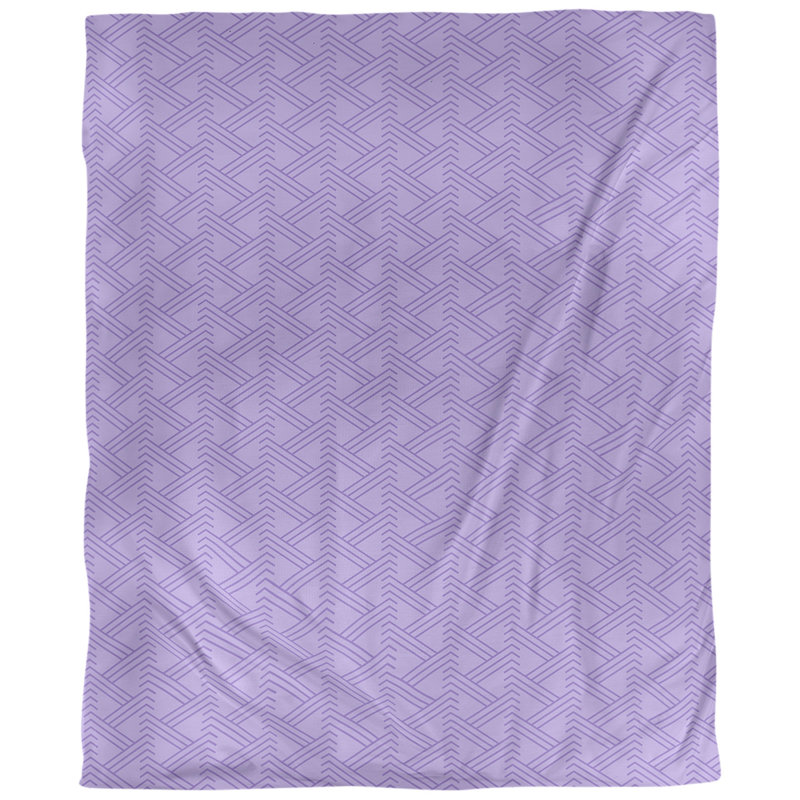 Tissu de zag zig, Mauve, L 58 po x l 36 po, Faux lin