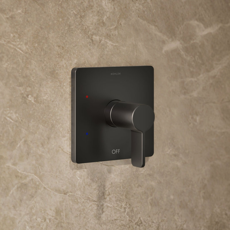 Parallel™ Rite-Temp Shower Trim, Matte Black