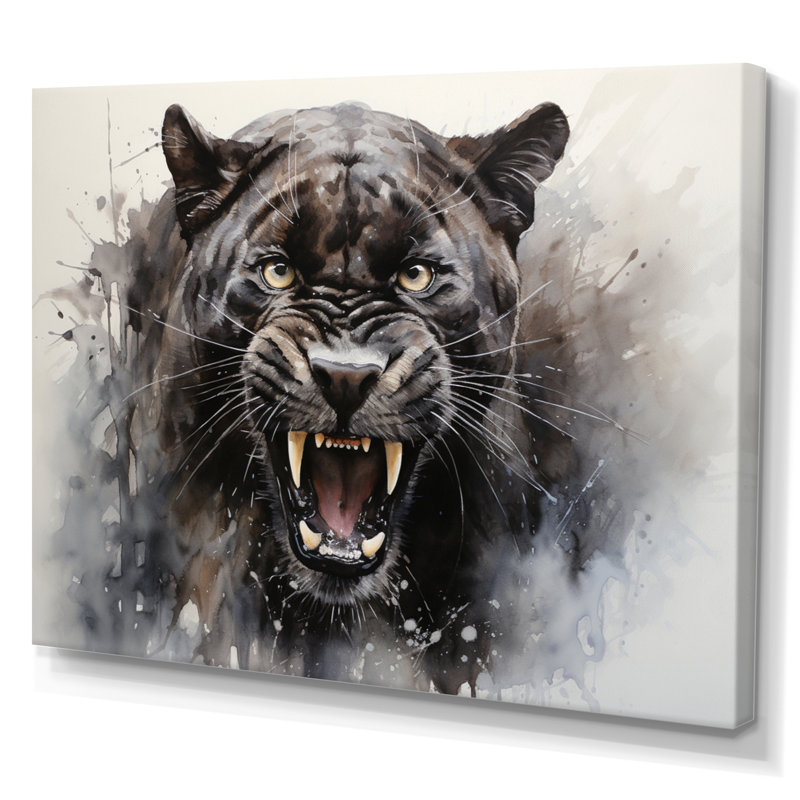 Encre Berlinde, H 30 po x l 40 po x P 1,5 po, Toile tendue