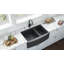 Ruvati 33-inch Stainless Steel 60/40 Double Bowl Apron-Front Farmhouse Kitchen Sink-1309657715