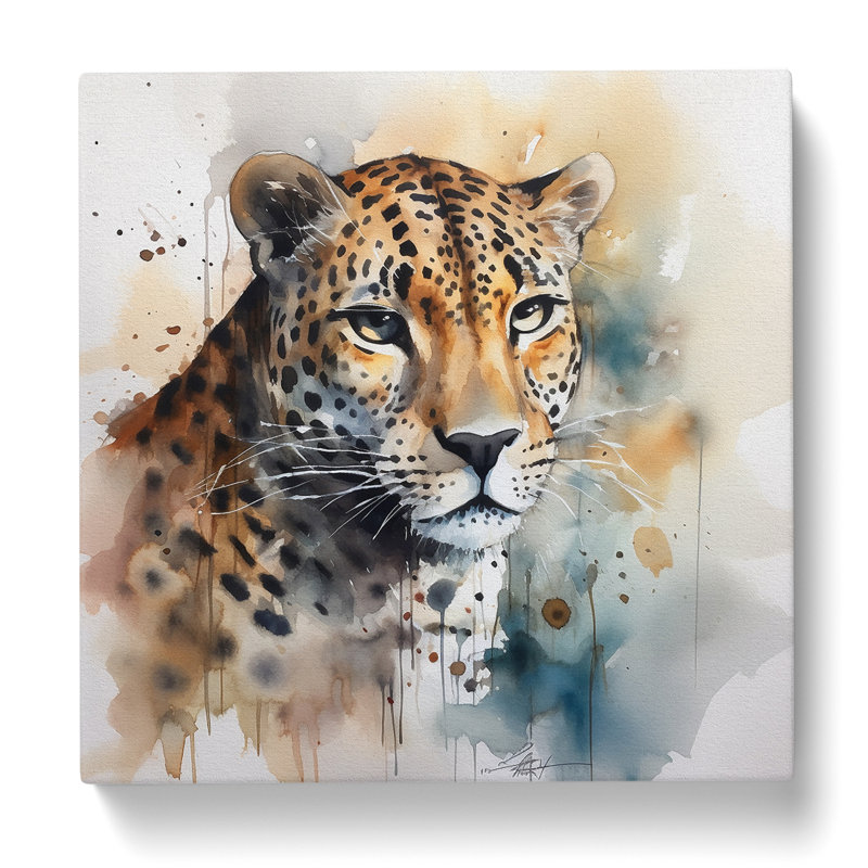 Leopard Watercolour - No Frame Print