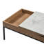 Table basse rectangulaire à plateau relevable Taber