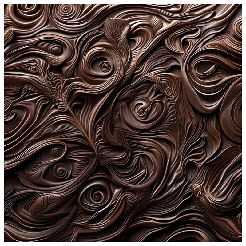 Intricate Brown Swirls Double Sided Throw Pillows, 18 x 18 inches