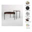 Table basse | Table basse en bois et marbre | Ensemble de 2 | Décoration de salon