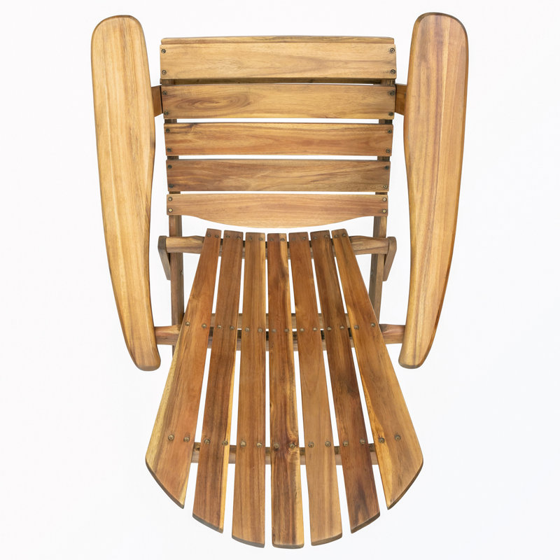 Chaise Adirondack d'extérieur pliable