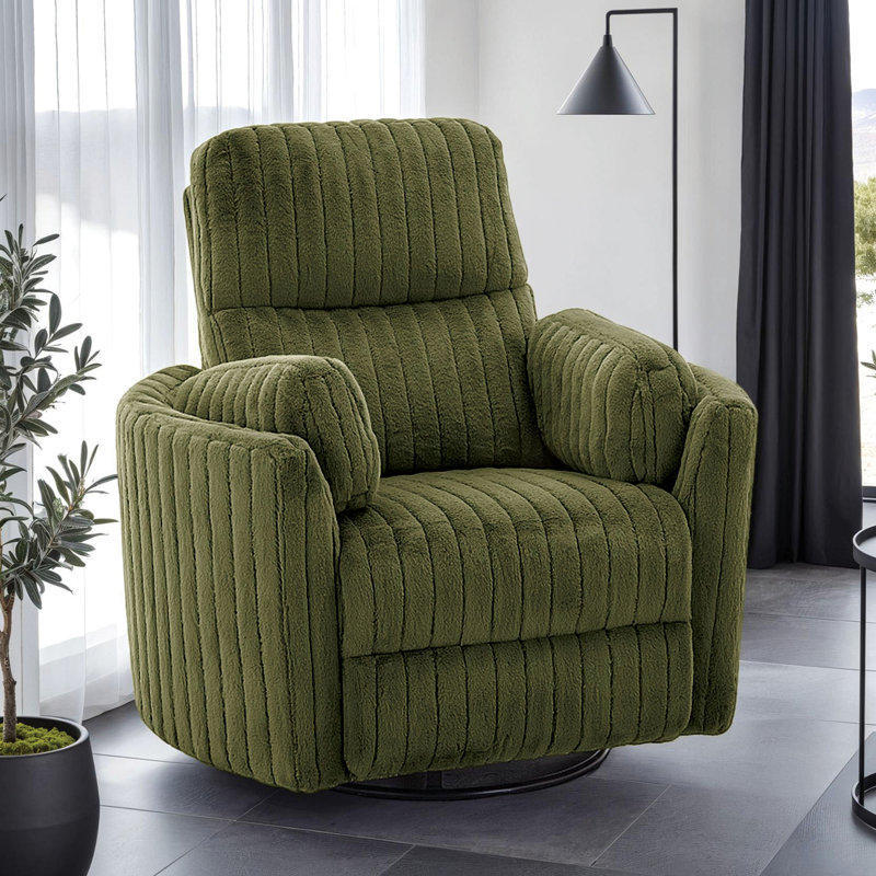 Power Glider Recliner, Olive Green