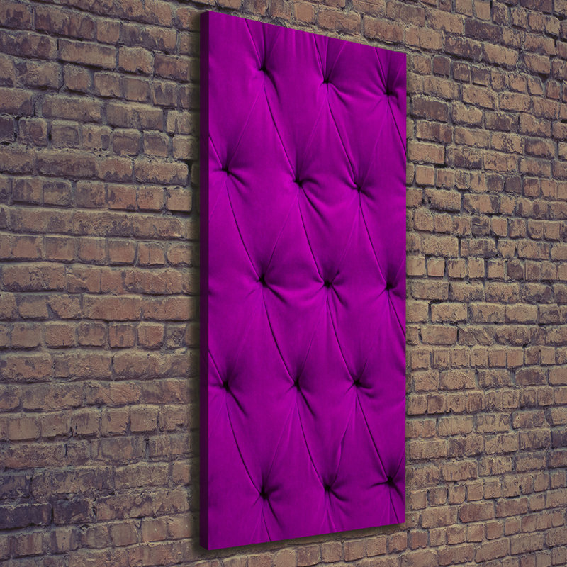 Velvet Wall - Wrapped Canvas Print
