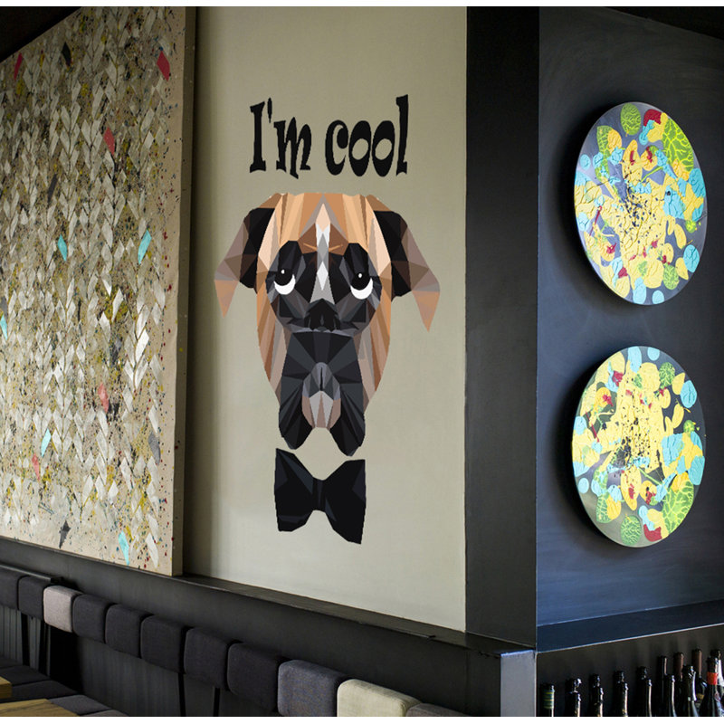 Animals Wall Decal, 33" H x 36" W