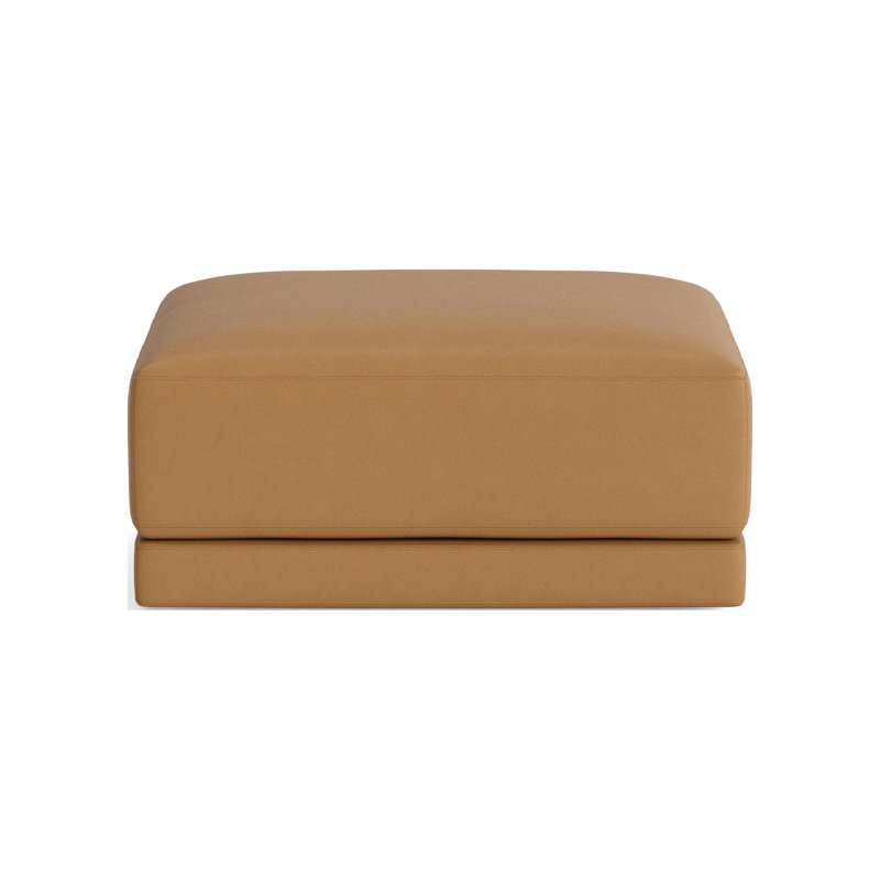 Eva Ottoman, Leather - Butterscotch