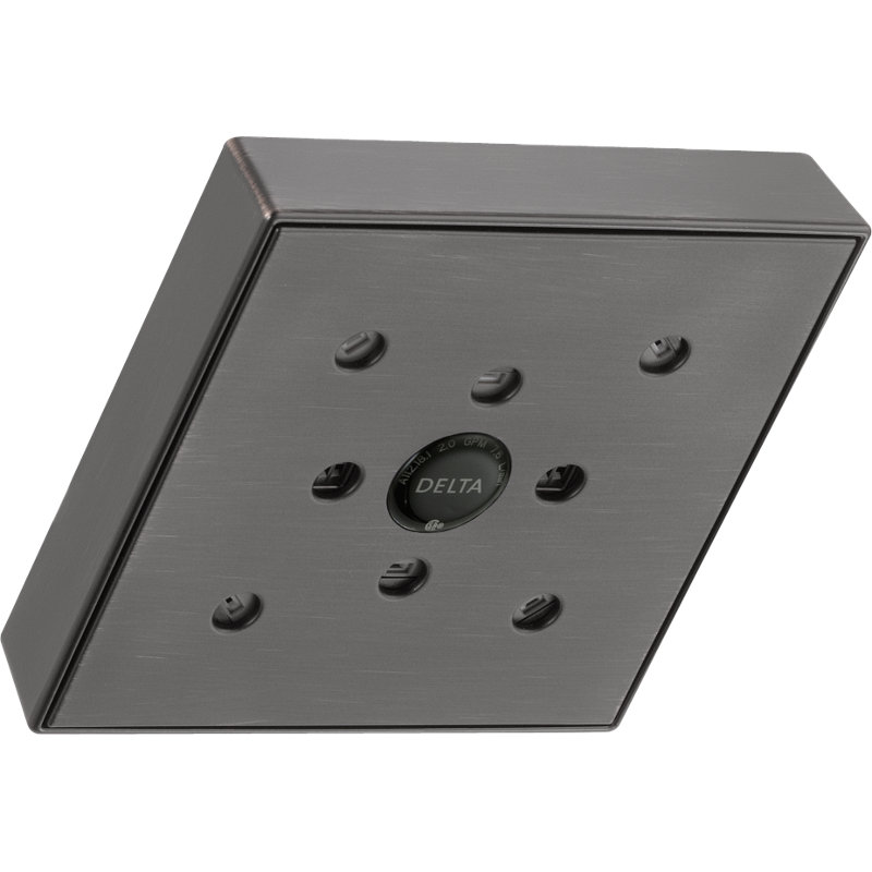 Universal Showering Components Dryden 1.75 GPM Full Low Flow Shower Head with H2okinetic Technology, Venetian Bronze