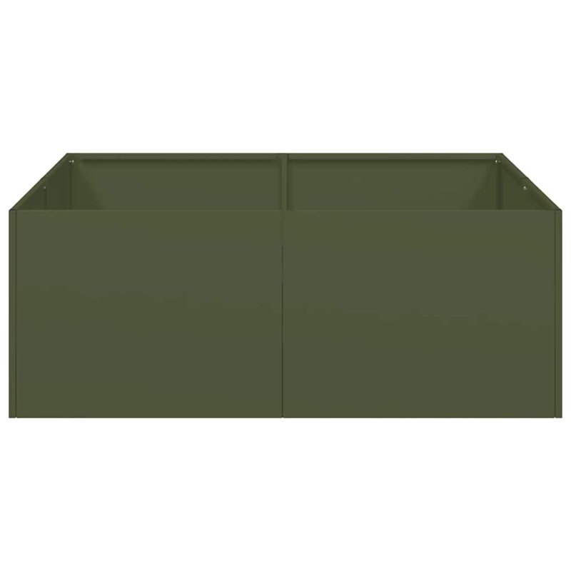 Planter Box, Olive Green, 30cm H x 80cm W x 80cm D