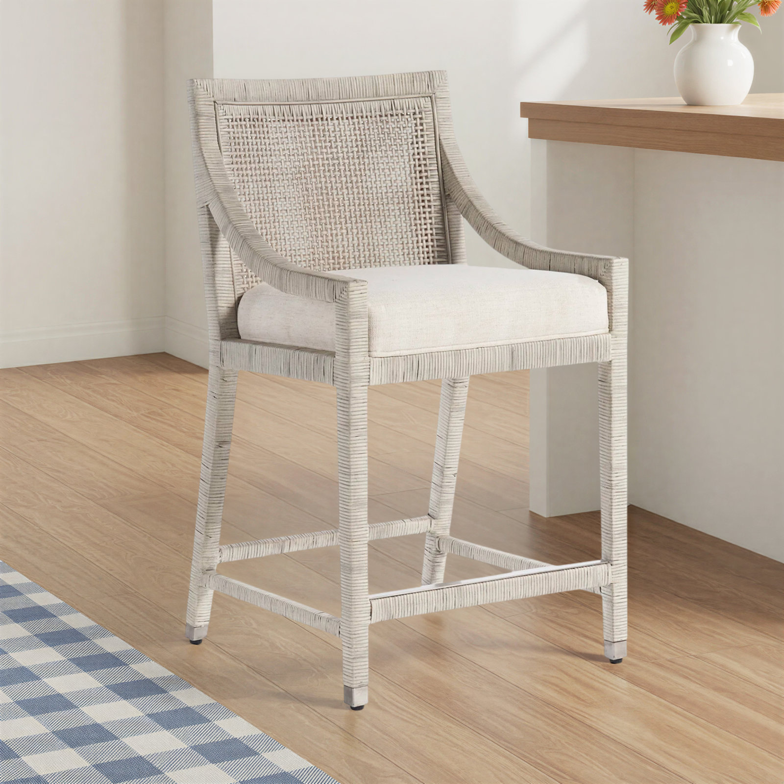 Rosalie Woven Stool