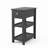 24'' Tall End Table, Narrow Side Table with Drawer and Shelves for Small Space-648055034-633413261