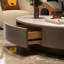 Nordic modern luxury coffee table-395436399
