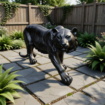 Statue de jardin en résine simulée, ornement décoratif intérieur et extérieur