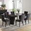 Ensemble de salle à manger rectangulaire à double piédestal avec table de salle à manger de style crème-1947038711-1947038668-1947038666