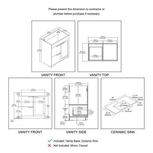 Dimensions du produit