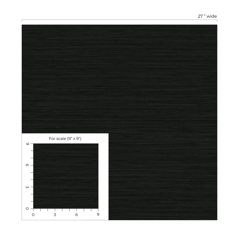 Papier peint Ivy Bronx Designs Contrast Lohja, Noir, noir, noir, noir