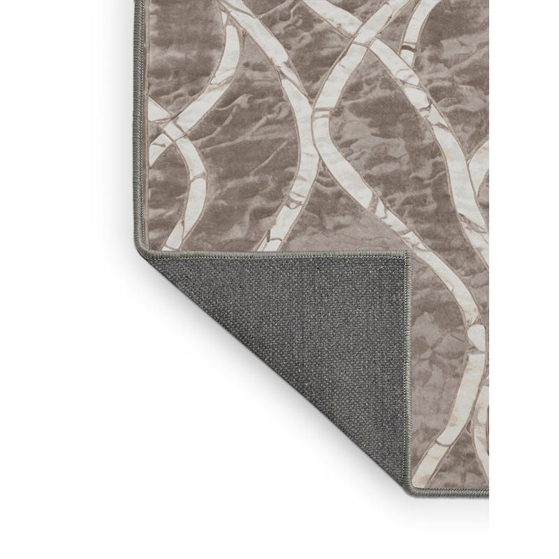 Silky Soft Plush Gray Area Rug, Rectangle 3' x 5'