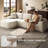 Modular Sectional Sofa with Chaise, Modern Woven Upholstery Boneless, Convertible L-Shaped Design, No Assembly Required for Living Room-337863674