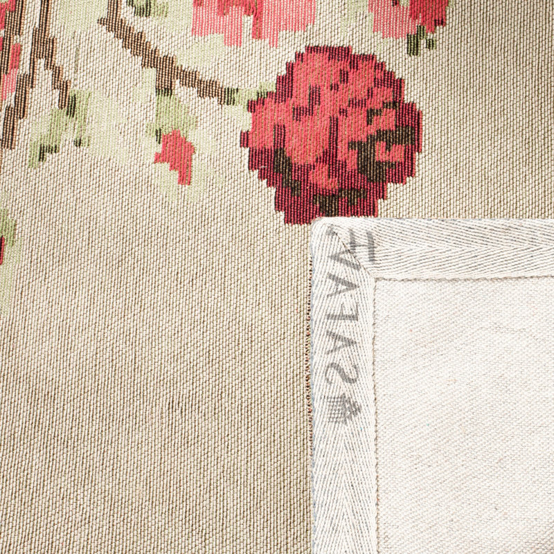Mehvish Vintage Performance Floral Rug, Rectangle 4' x 6'