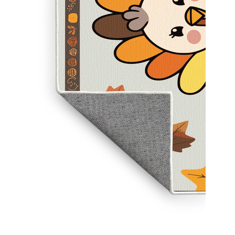 Tapis de Noël East Urban Home, Rectangulaire 8 pi x 10 pi