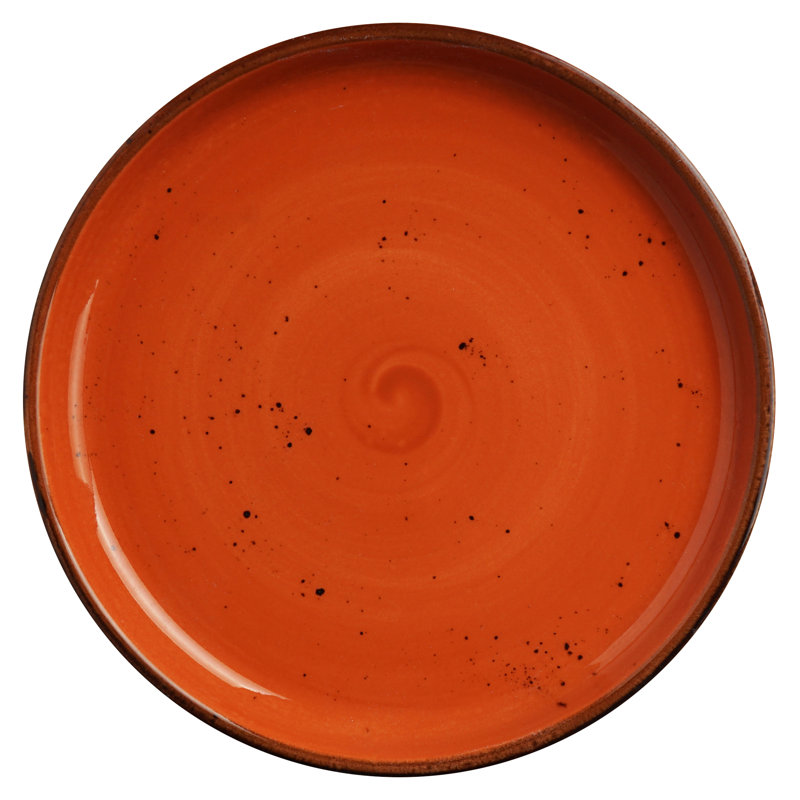 Shiflett Dinner Plate, Orange