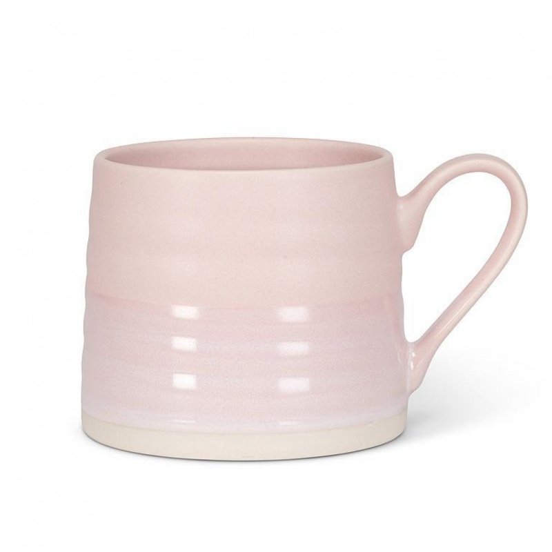 Tasse striée, Rose