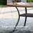 Austintown Round Patio dining set With Stackable PE Rattan Chairs-1735496170