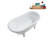 57.5'' x 29.5'' Soaking Acrylic Bathtub-83636143-83636135