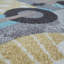 Tapis en polypropylène tissé à la machine gris et bleu Minnesota-2094285663