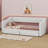 Upholstered Daybed With Two Drawers-1851467397
