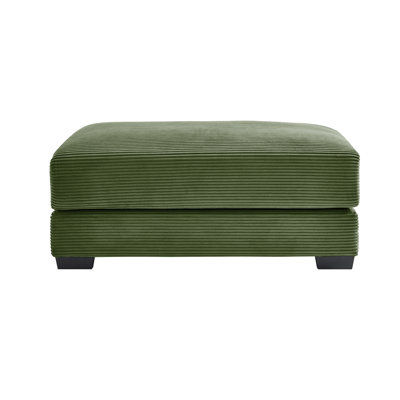 46" Corduroy Cushion Ottoman