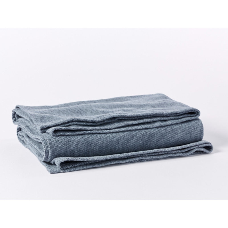 Sequoia Hand Woven Blanket, Queen, Blue