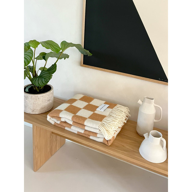 Throw Blanket, Terra/White
