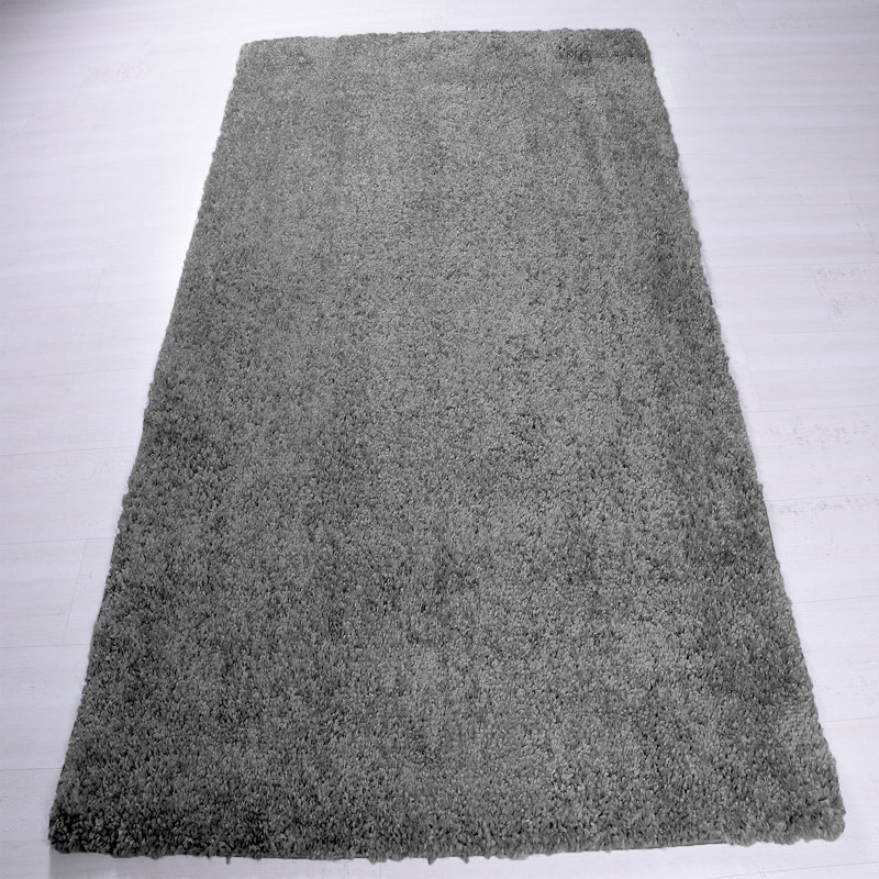 Kailum Solid Colour Shag Area Rug, Rectangle 60 x 110cm