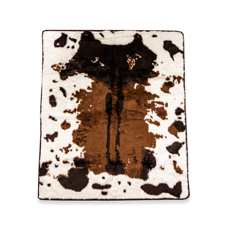 Medium Brown Faux Fur Waterproof Orthopedic Pet Blanket