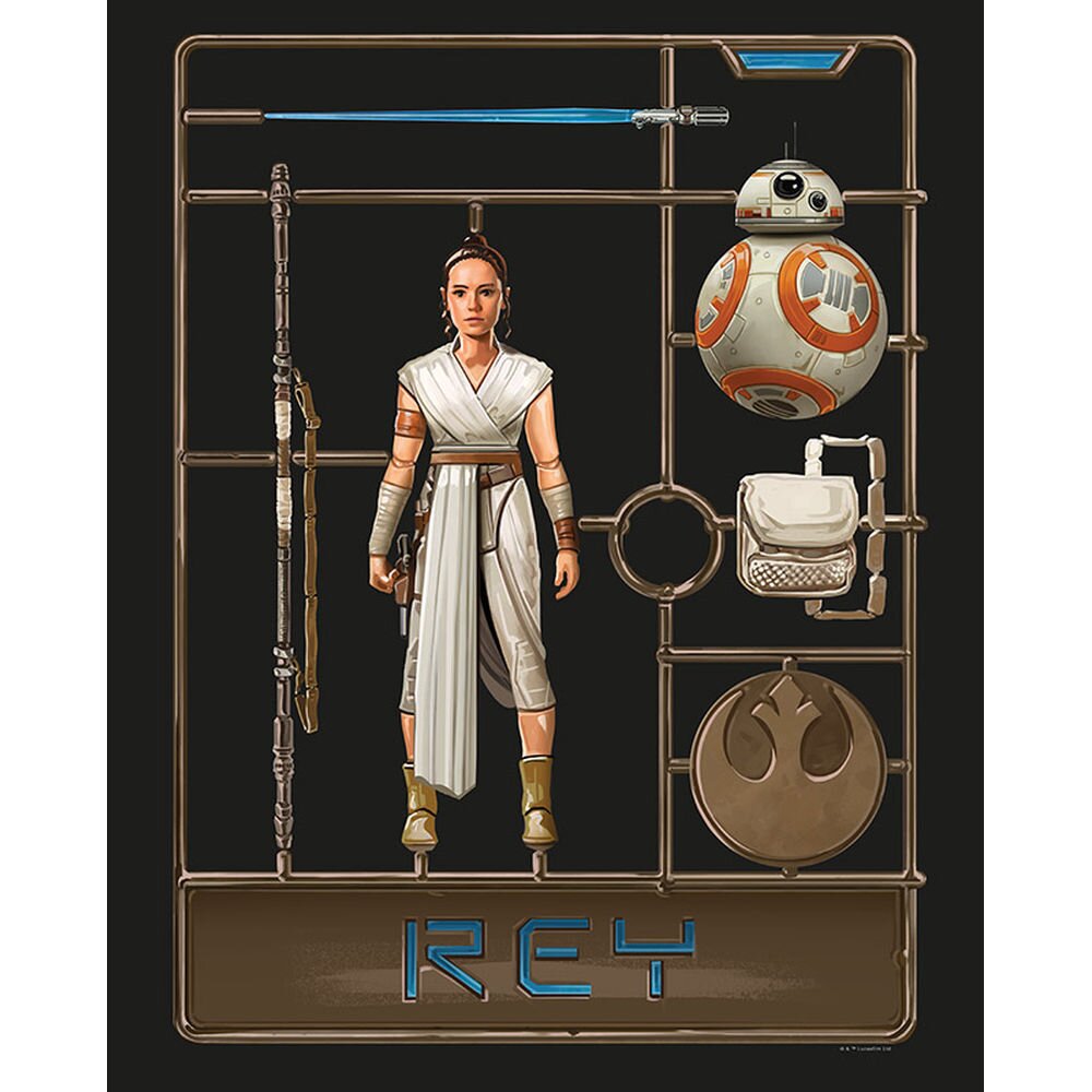 Star Wars Toy Rey Poster